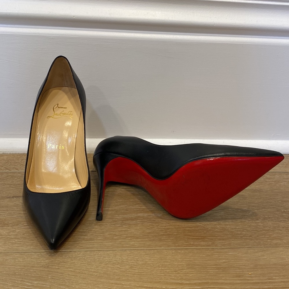 CHRISTIAN LOUBOUTIN Women’s Black Heel- Size EU 37.5